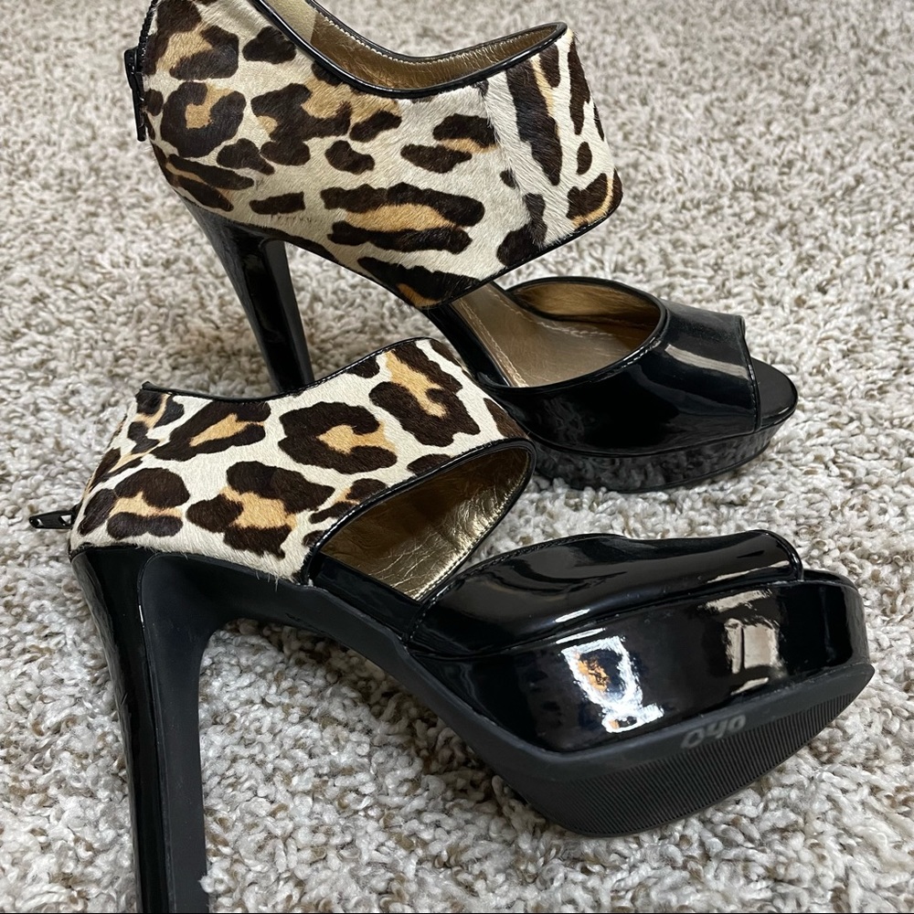 Leopard Print 5 inch Heels